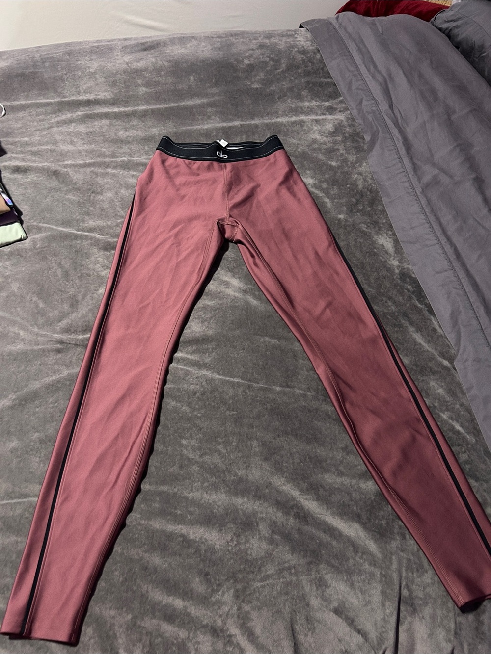 ALO yoga Airlift high waist suit up Mauve-Tone Leggings